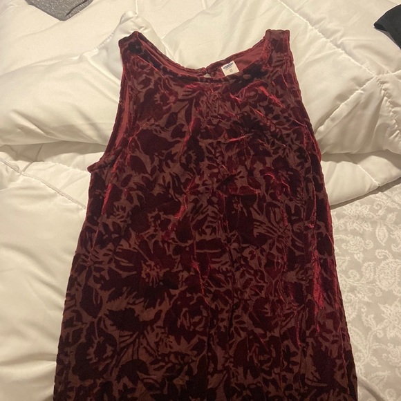 𝅺OLD navy suede dress - Picture 1 of 3